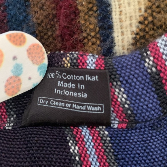 Kids Boho Overalls One Size Multi Color 100%Cotton NWT Super Cute Roll Up Leg - Picture 12 of 16